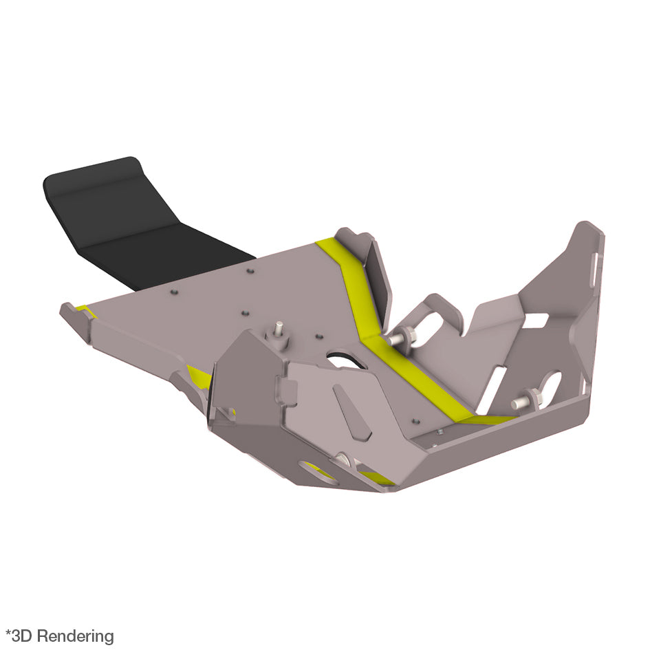 Crosspro Aluminium Engine Guard, Ice Polish Protected – Suzuki DR-Z4S / SM 2025–2026