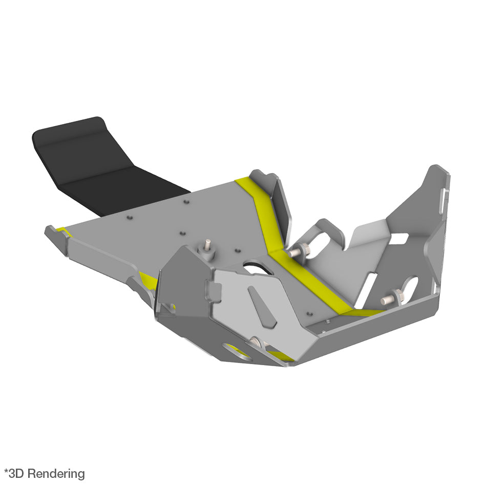 Crosspro Aluminium Engine Guard, Textured Gray – Suzuki DR-Z4S / SM 2025–2026