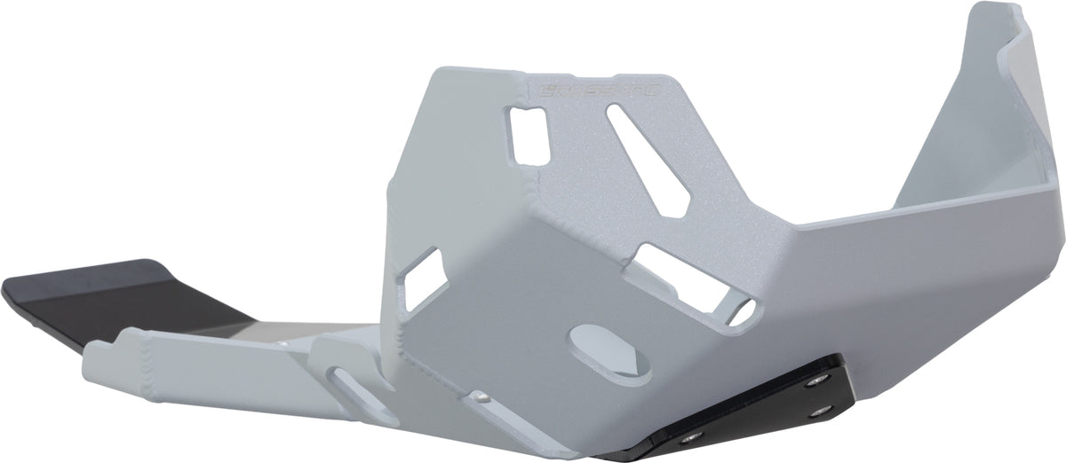 Crosspro Aluminium Engine Guard, Textured Gray – Suzuki DR-Z4S / SM 2025–2026