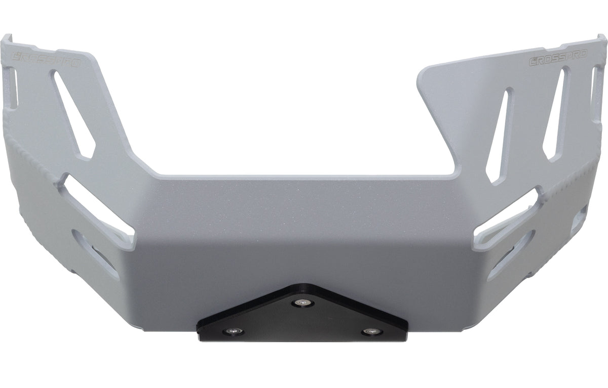 Crosspro Aluminium Engine Guard, Textured Gray – Suzuki DR-Z4S / SM 2025–2026