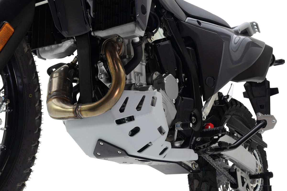 Crosspro Aluminium Engine Guard, Textured Gray – Suzuki DR-Z4S / SM 2025–2026