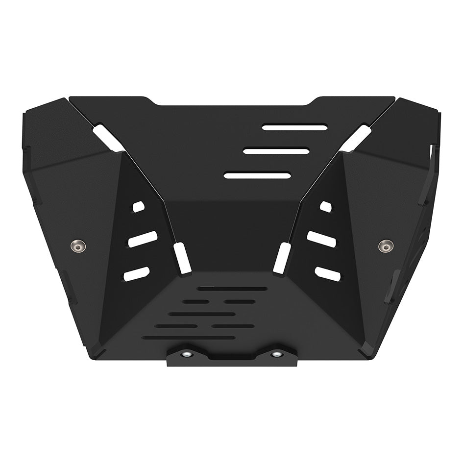 Crosspro Aluminium Engine Guard, Textured Black - inc SE ; Compatible with OEM Crash Bars