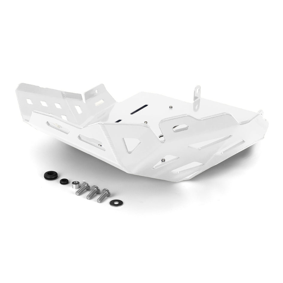 Crosspro Aluminium Engine Guard, White - inc DCT