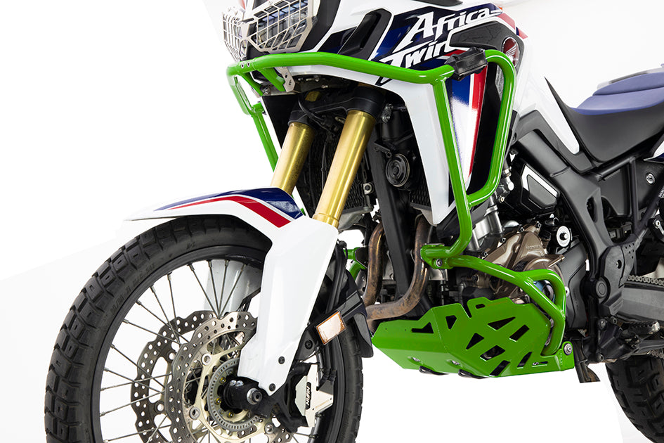 Crosspro Aluminium Engine Guard, Green - inc DCT