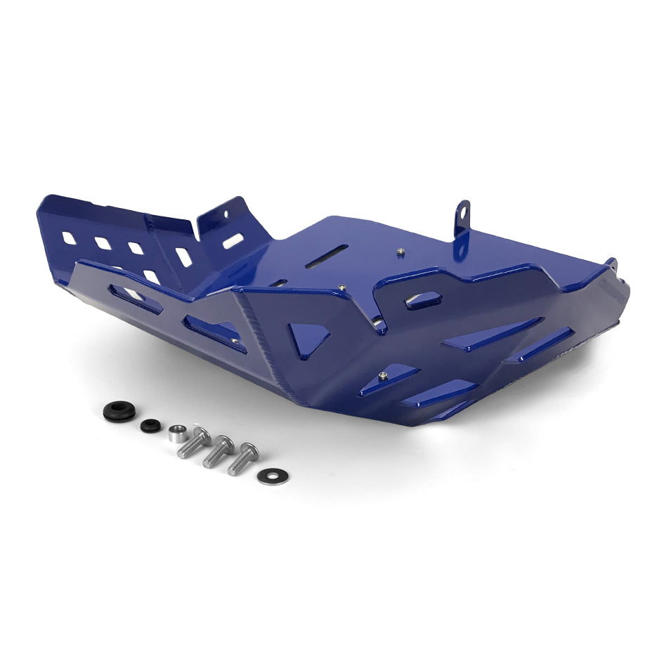 Crosspro Aluminium Engine Guard, Blue - inc DCT