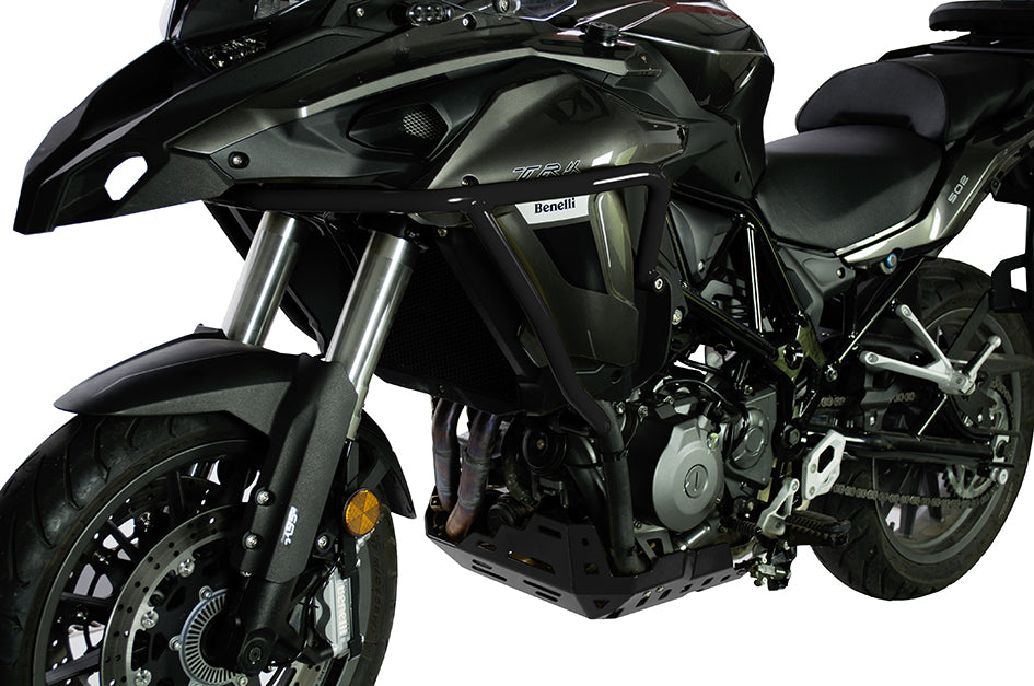 Crosspro Aluminium Engine Guard, Black – Benelli TRK 502 Adventure (500cc) 2018–2024