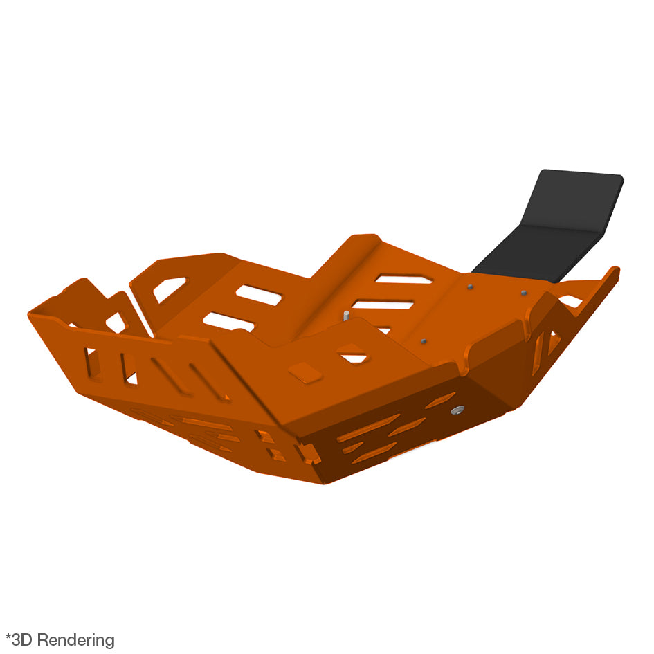 Crosspro Aluminium Engine Guard, Orange - Base model,Rally Edition