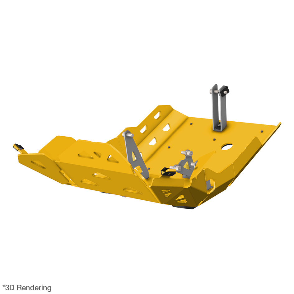 Crosspro Aluminium Engine Guard, Yellow - R model,S model