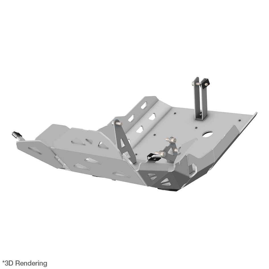 Crosspro Aluminium Engine Guard, Textured Gray - R model,S model