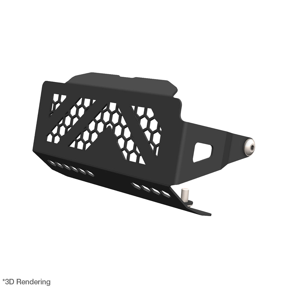 Crosspro Aluminium Engine Guard, Textured Black - Compatible with OEM & CrossPro Skid Plate