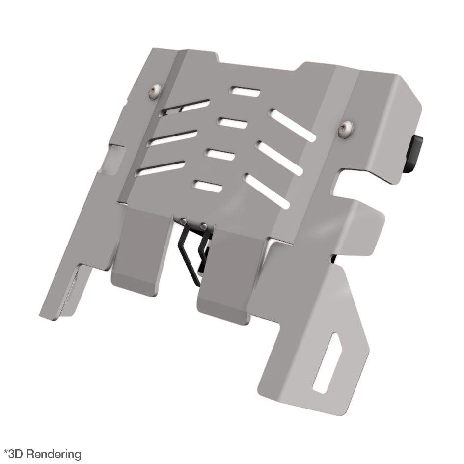 Crosspro Aluminium Centre Stand Guard, Ice Polish Protected