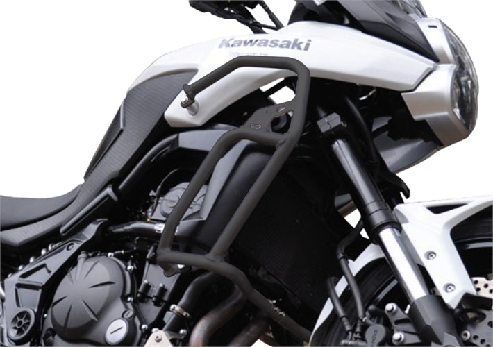Crosspro Aluminium Crash Bar Textured Black – Kawasaki Versys 650 2010–2014