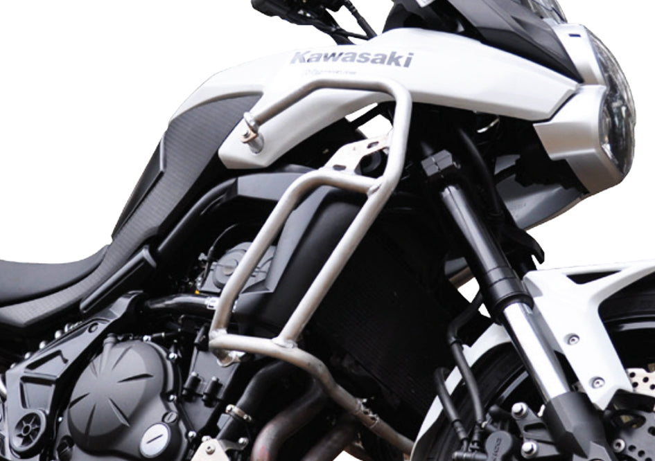Crosspro Aluminium Crash Bar Ice Polish Protected – Kawasaki Versys 650 2010–2014