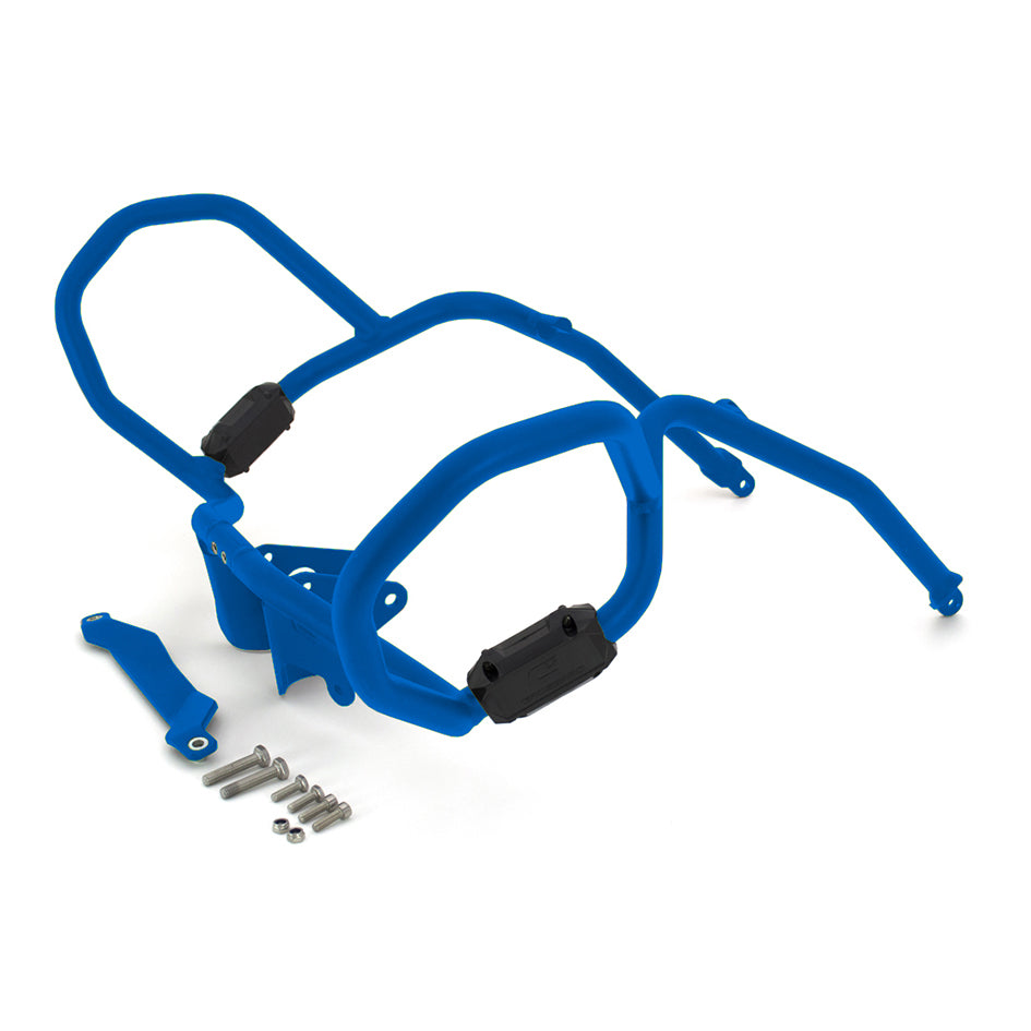 Crosspro Aluminium Crash Bar Blue – Kawasaki KLR650 2008–2015