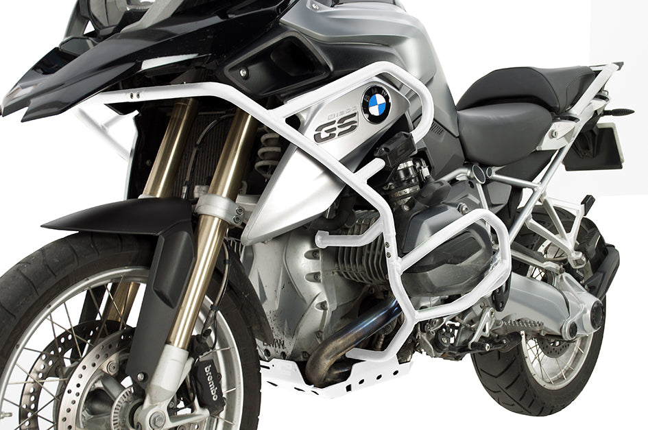 Crosspro Aluminium Crash Bar White – BMW R1200GS 2013–2016