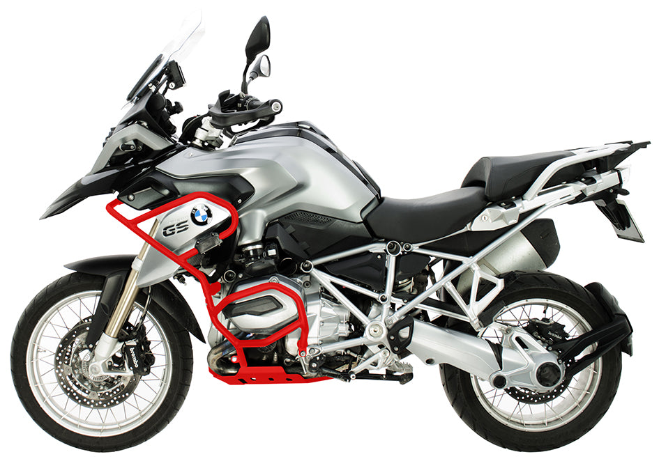 Crosspro Aluminium Crash Bar Red – BMW R1200GS 2013–2016
