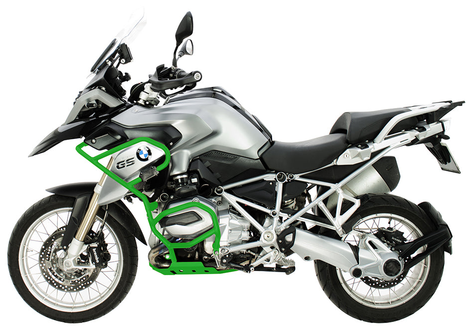 Crosspro Aluminium Crash Bar Green – BMW R1200GS 2013–2016