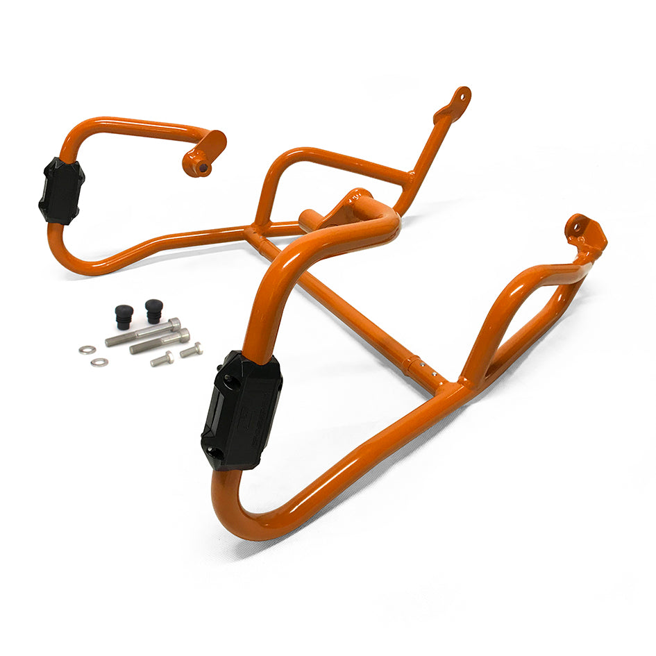Crosspro Aluminium Crash Bar Orange – Triumph Tiger 800 2011–2013 / Triumph Tiger 800 XC 2011–2014
