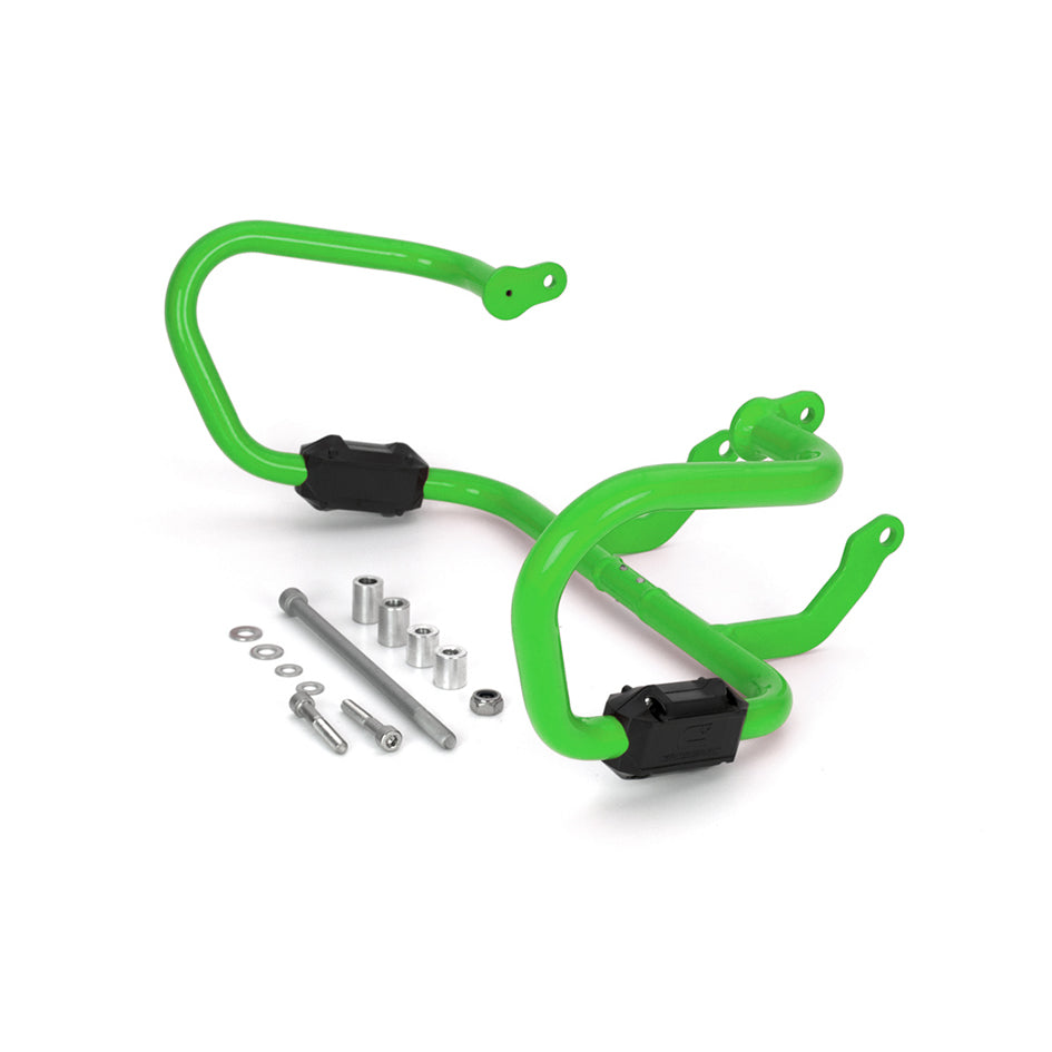 Crosspro Aluminium Crash Bar Green – KTM 250 Duke 2015–2016 / KTM 390 Duke 2013–2017