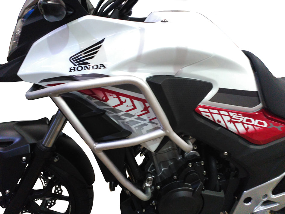 Crosspro Aluminium Crash Bar Ice Polish Protected – Honda CB500X 2013–2018