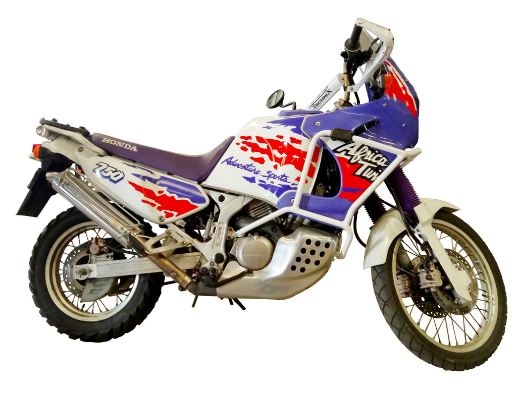 Crosspro Aluminium Crash Bar White – Honda XRV 750 Africa Twin 1993–2000