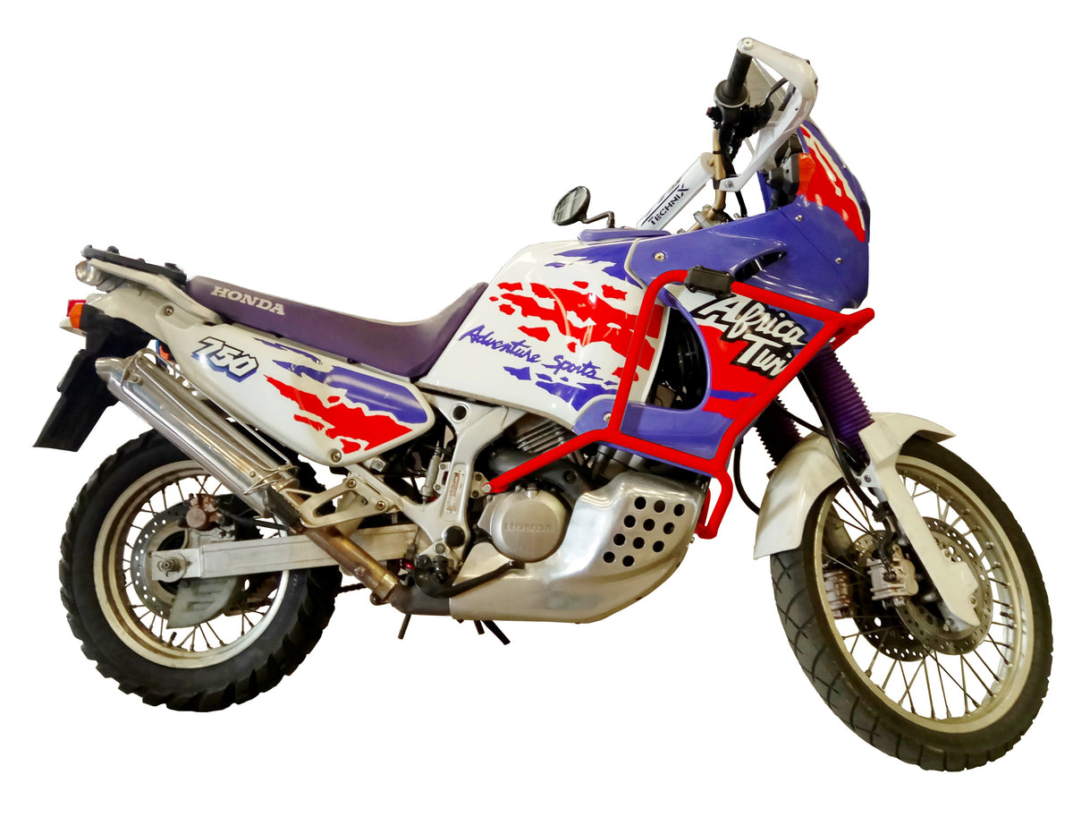 Crosspro Aluminium Crash Bar Red – Honda XRV 750 Africa Twin 1993–2000