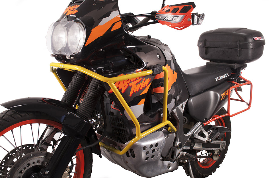 Crosspro Aluminium Crash Bar Yellow – Honda XRV 750 Africa Twin 1993–2000