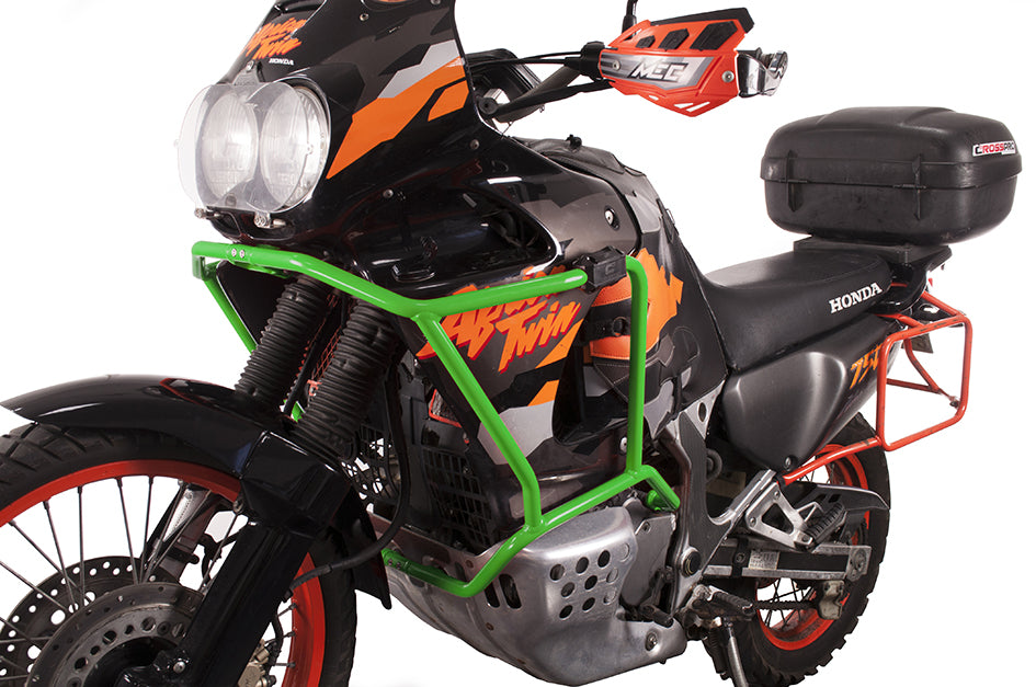 Crosspro Aluminium Crash Bar Green – Honda XRV 750 Africa Twin 1993–2000