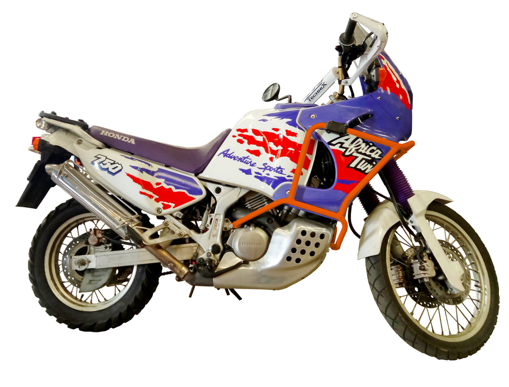Crosspro Aluminium Crash Bar Orange – Honda XRV 750 Africa Twin 1993–2000