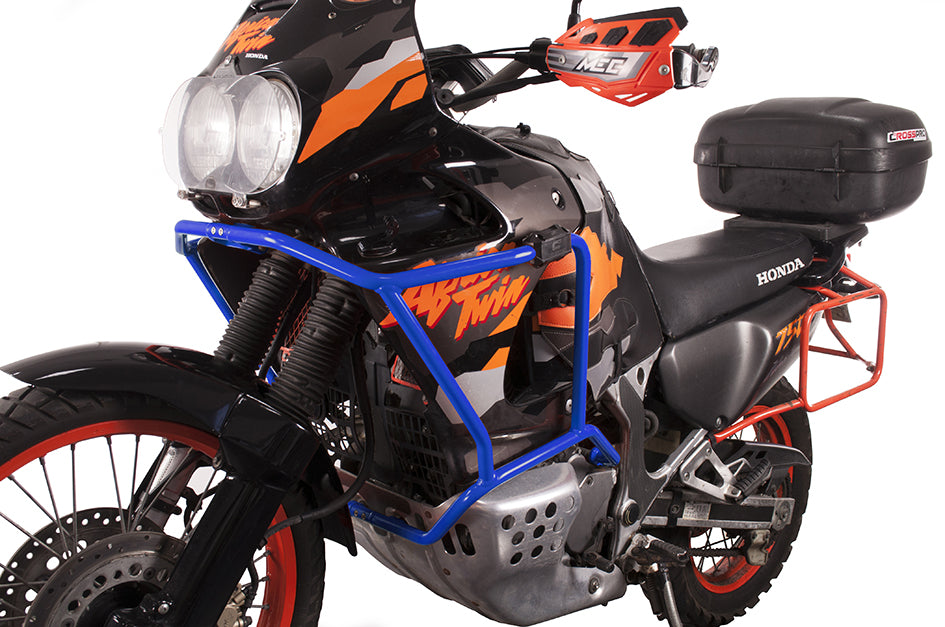 Crosspro Aluminium Crash Bar Blue – Honda XRV 750 Africa Twin 1993–2000