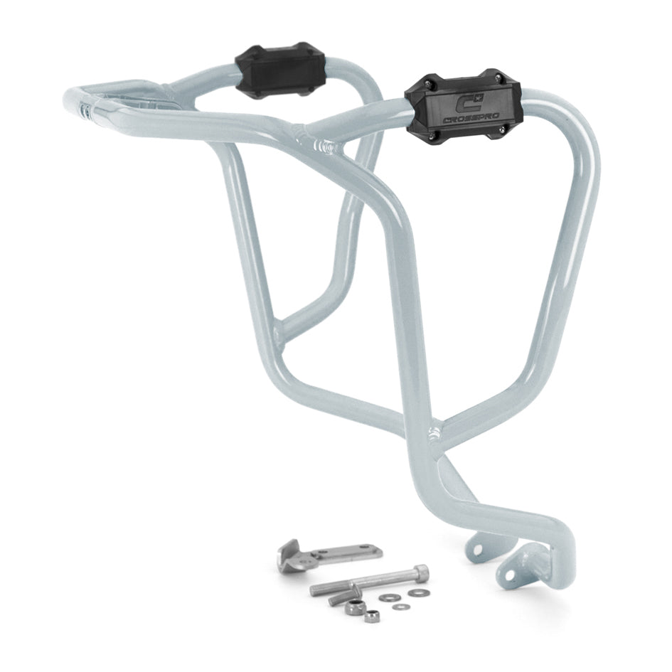Crosspro Aluminium Crash Bar Ice Polish Protected – Suzuki DL 250 V-Strom 2021–2023 / Suzuki V-Strom 250 2018–2020