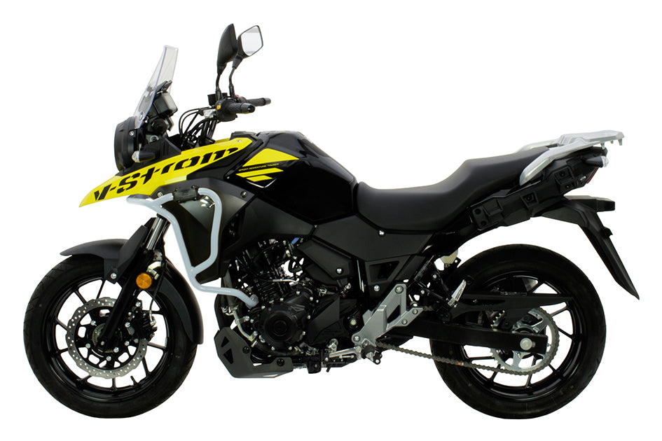 Crosspro Aluminium Crash Bar Ice Polish Protected – Suzuki DL 250 V-Strom 2021–2023 / Suzuki V-Strom 250 2018–2020
