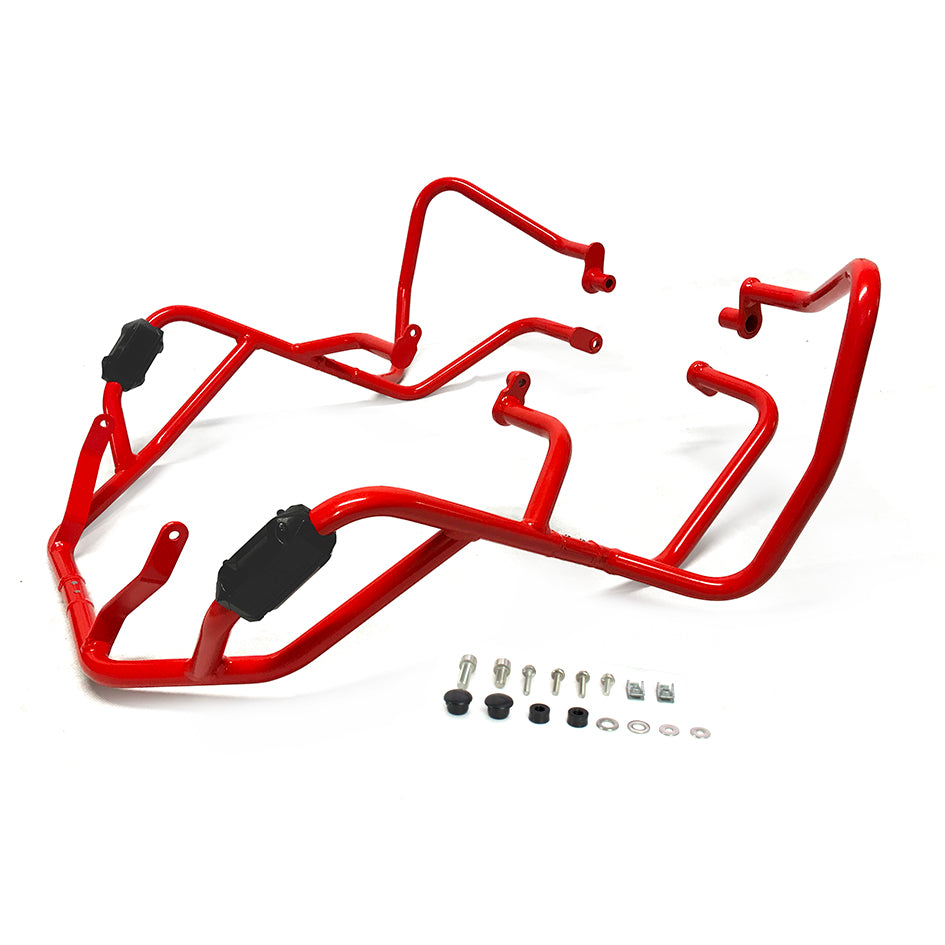 Crosspro Aluminium Crash Bar Red – BMW R1200GS 2004–2007