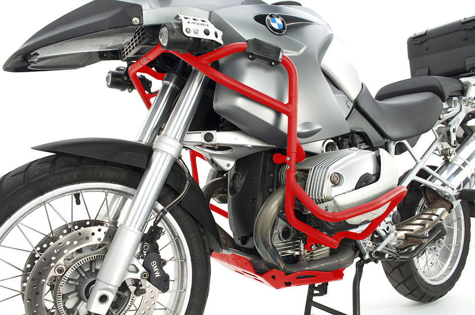 Crosspro Aluminium Crash Bar Red – BMW R1200GS 2004–2007
