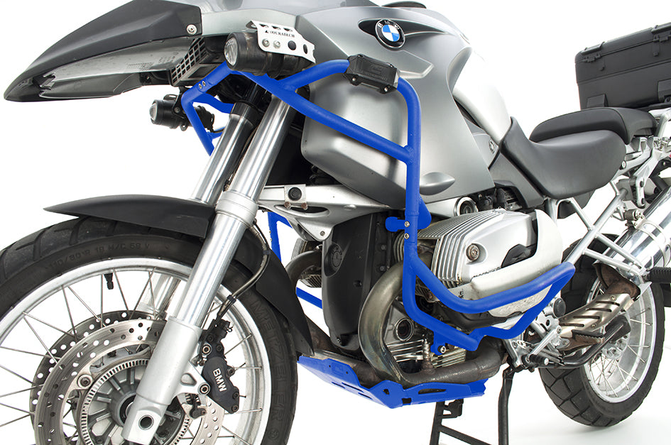 Crosspro Aluminium Crash Bar Blue – BMW R1200GS 2004–2007