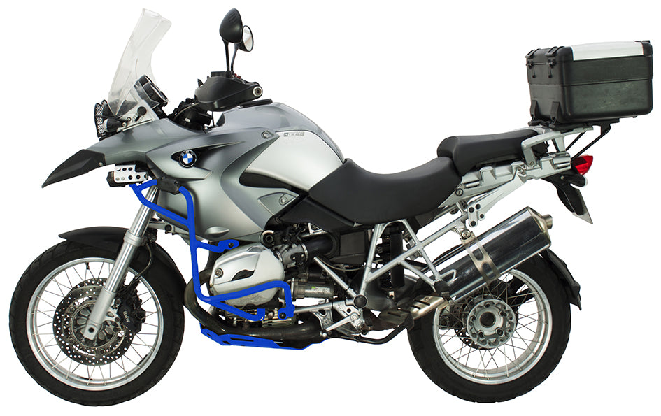 Crosspro Aluminium Crash Bar Blue – BMW R1200GS 2004–2007