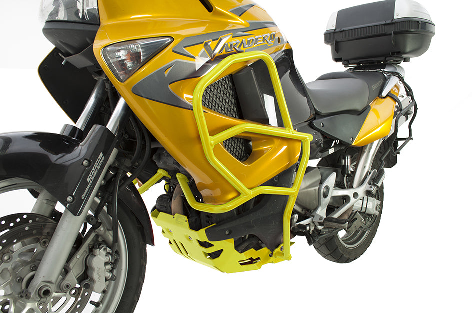 Crosspro Aluminium Crash Bar Yellow – Honda Varadero XL1000 2005–2011
