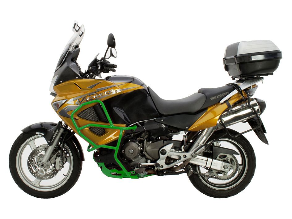 Crosspro Aluminium Crash Bar Green – Honda Varadero XL1000 2005–2011