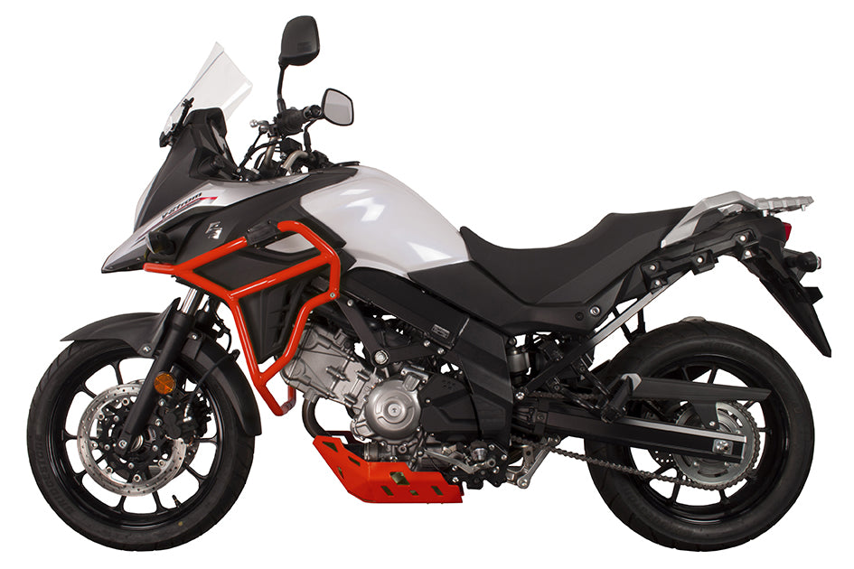 Crosspro Aluminium Crash Bar Red – Suzuki DL 650 V-Strom 2023 / Suzuki V-Strom 650 / XT 2017–2025