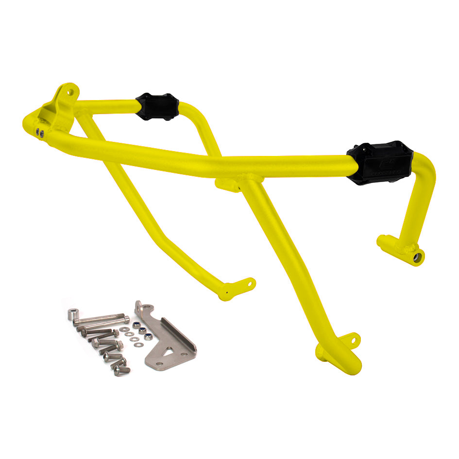 Crosspro Aluminium Crash Bar Yellow – Benelli TRK 502 Adventure (500cc) 2018–2024 / Benelli TRK 502X (500cc) 2018–2024