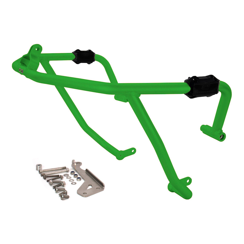 Crosspro Aluminium Crash Bar Green – Benelli TRK 502 Adventure (500cc) 2018–2024 / Benelli TRK 502X (500cc) 2018–2024