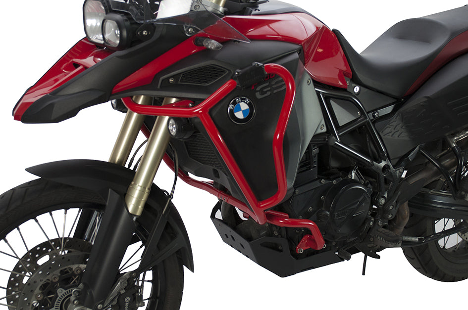 Crosspro Aluminium Crash Bar Red – BMW F800GS 2017–2018 / BMW F800GS Adventure 2013–2016