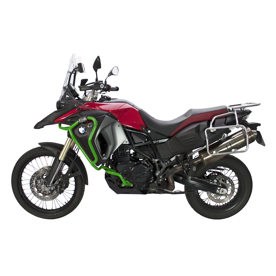 Crosspro Aluminium Crash Bar Green – BMW F800GS 2017–2018 / BMW F800GS Adventure 2013–2016