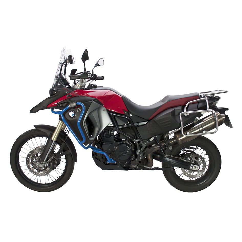 Crosspro Aluminium Crash Bar Blue – BMW F800GS 2017–2018 / BMW F800GS Adventure 2013–2016
