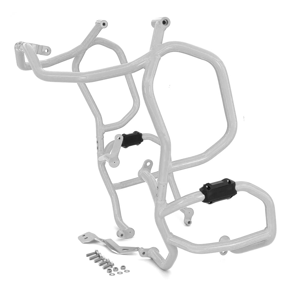 Crosspro Aluminium Crash Bar White – BMW R1200GS Adventure 2014–2018