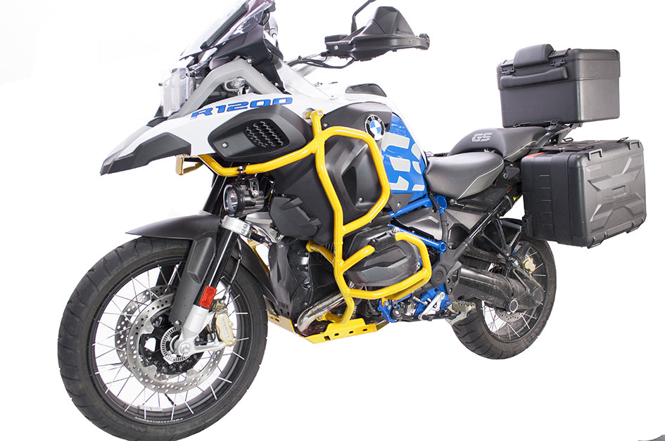 Crosspro Aluminium Crash Bar Yellow – BMW R1200GS Adventure 2014–2018