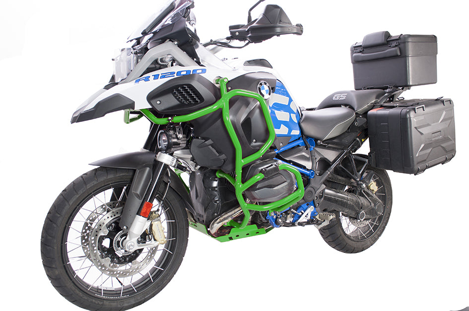 Crosspro Aluminium Crash Bar Green – BMW R1200GS Adventure 2014–2018