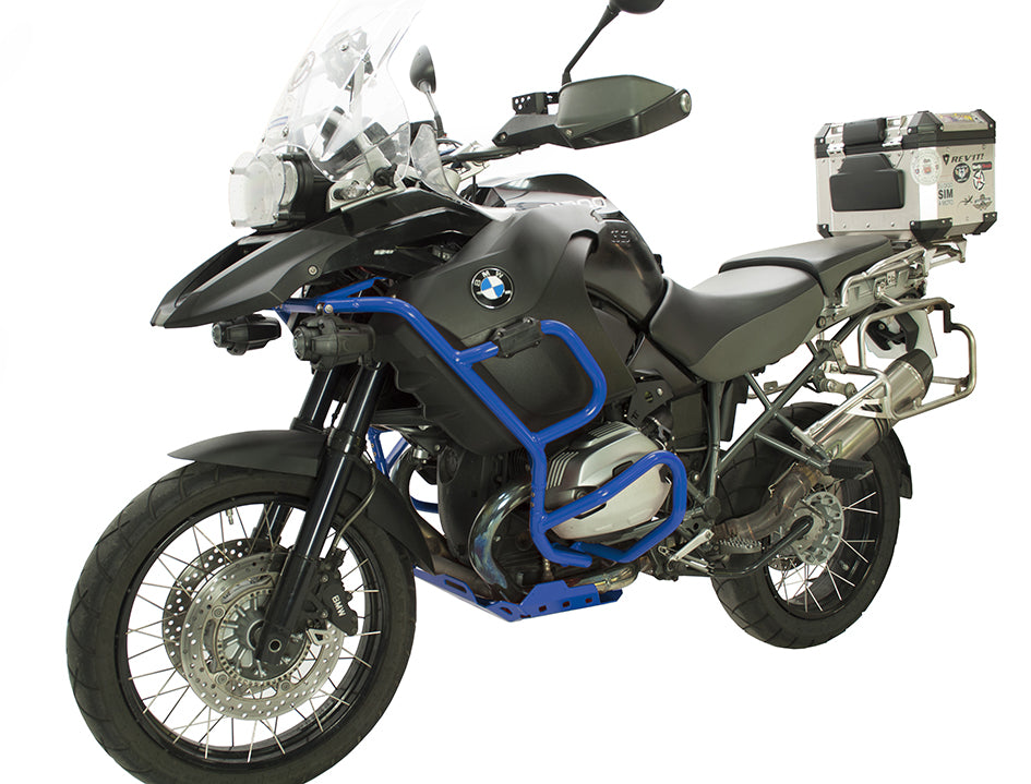 Crosspro Aluminium Crash Bar Blue – BMW R1200GS Adventure 2010–2013
