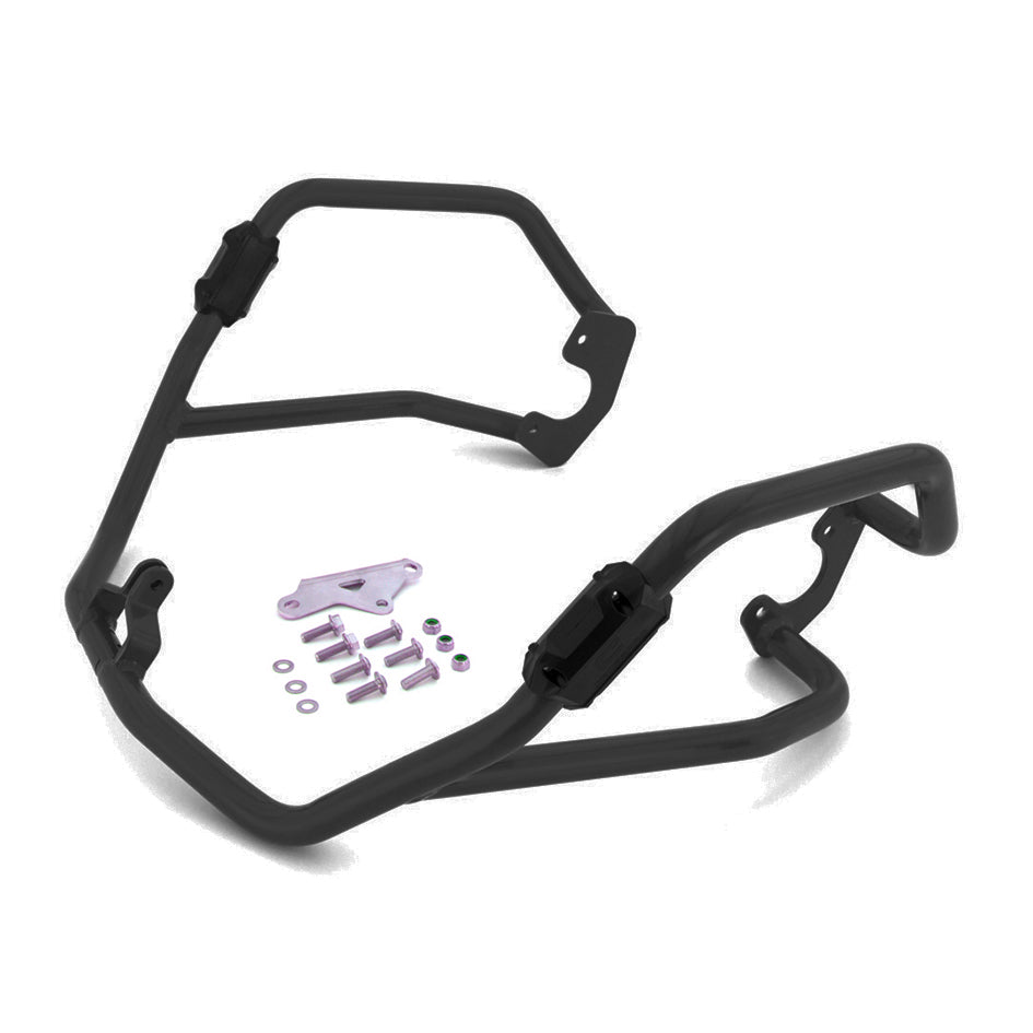 Crosspro Aluminium Crash Bar Textured Black – Kawasaki Versys 650 2015–2021