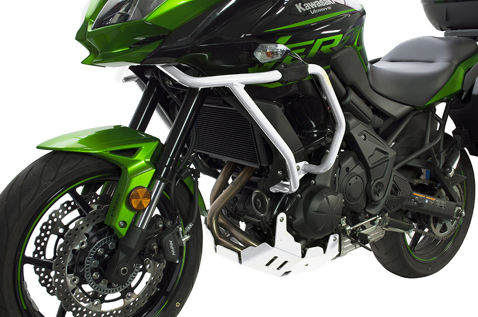 Crosspro Aluminium Crash Bar White – Kawasaki Versys 650 2015–2021